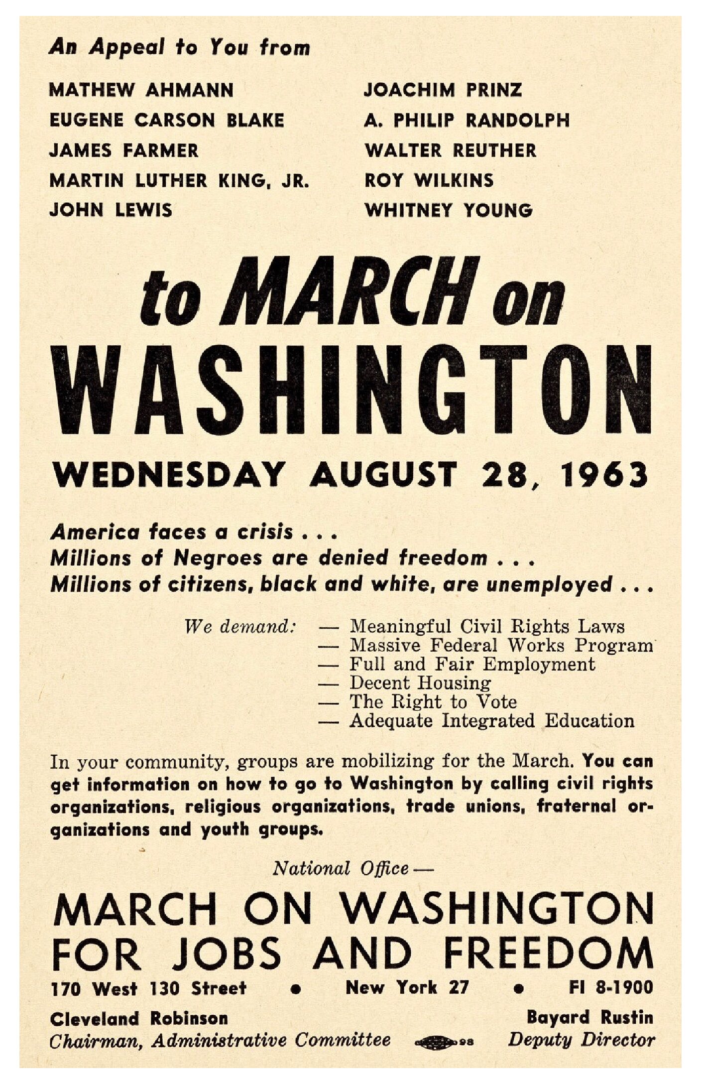 March on Washington - 1963